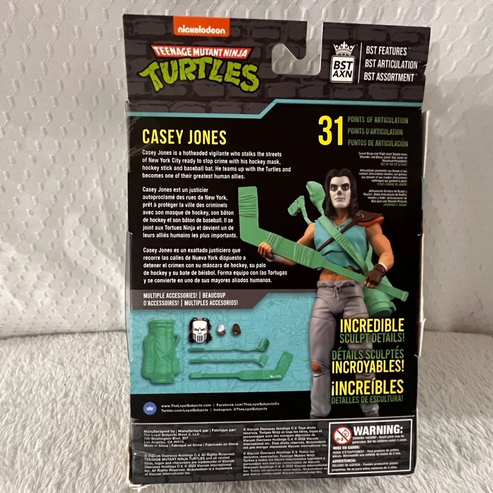 The Loyal Subjects Teenage Mutant Ninja Turtles: Casey Jones (Skull Face)
